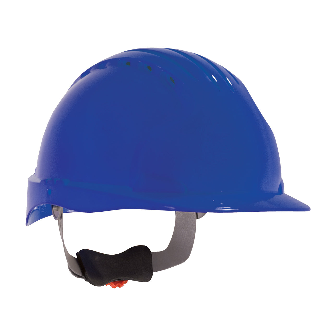 Evolution® Deluxe 6151 Standard Brim, Vented Hard Hat with HDPE Shell, 6-Point Polyester Suspension and Wheel Ratchet Adjustment