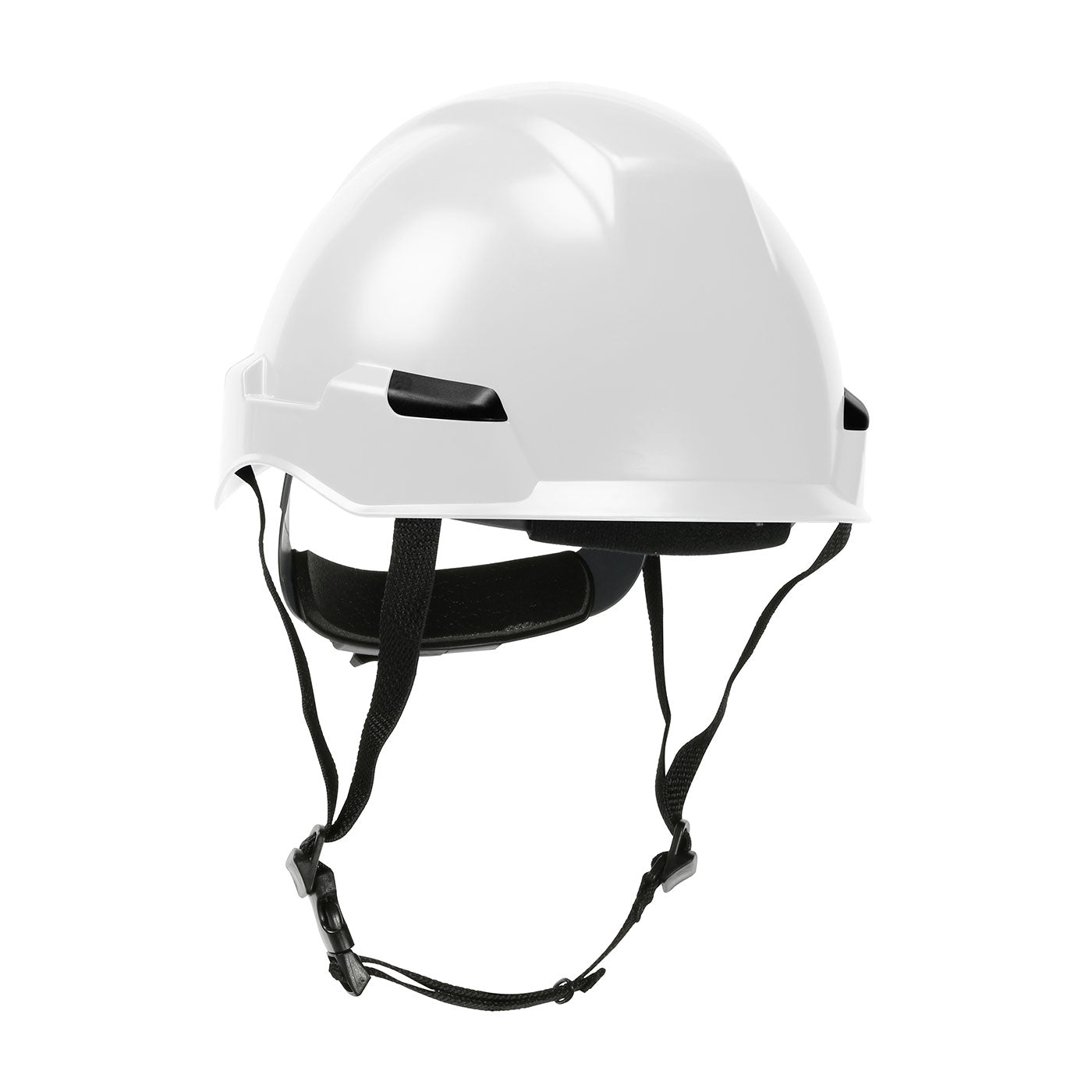 Rocky™ Industrial Climbing Helmet with Polycarbonate / ABS Shell, Hi-Density Foam Impact Liner, Nylon Suspension, Wheel Ratchet Adjustment and 4-Point Chin Strap
