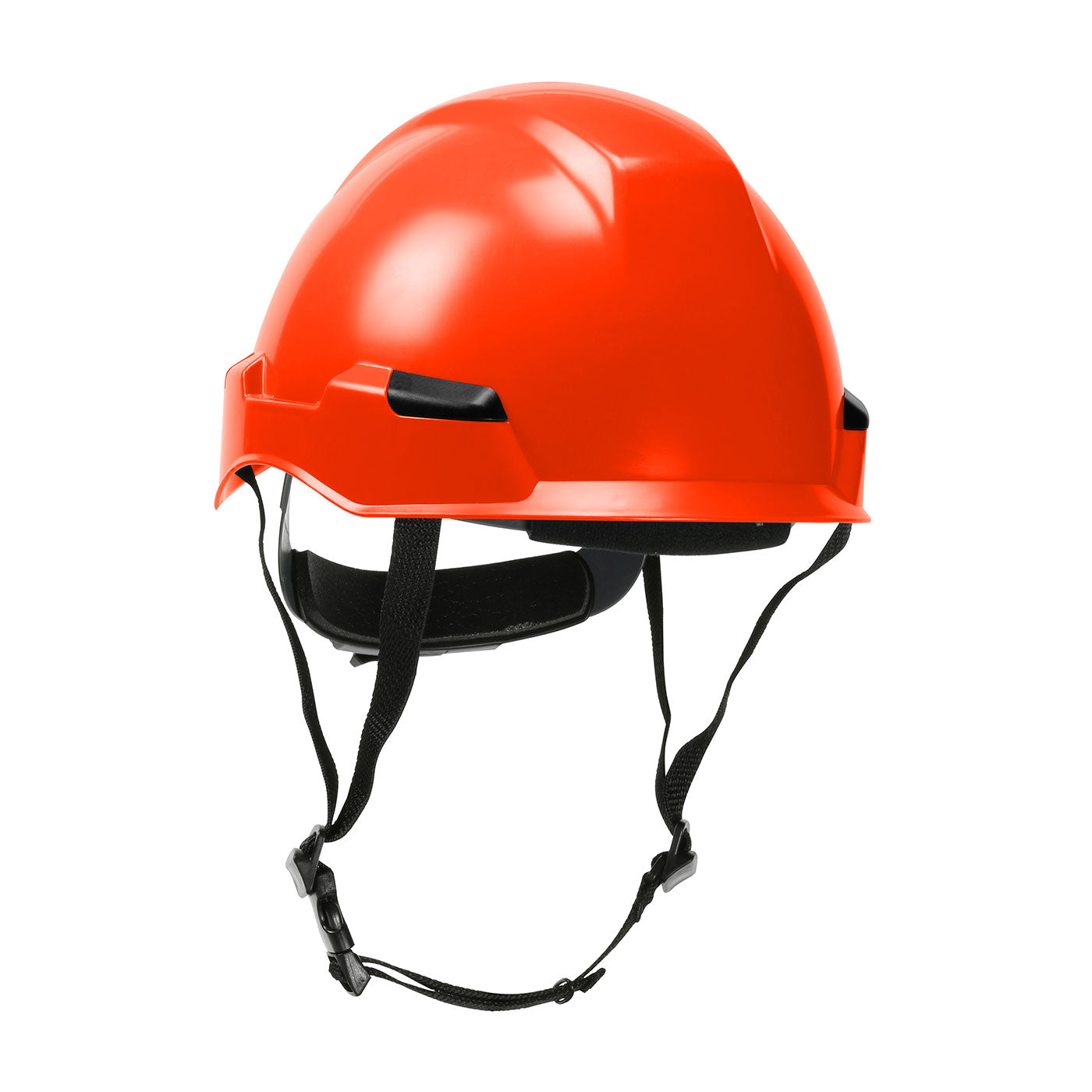 Rocky™ Industrial Climbing Helmet with Polycarbonate / ABS Shell, Hi-Density Foam Impact Liner, Nylon Suspension, Wheel Ratchet Adjustment and 4-Point Chin Strap