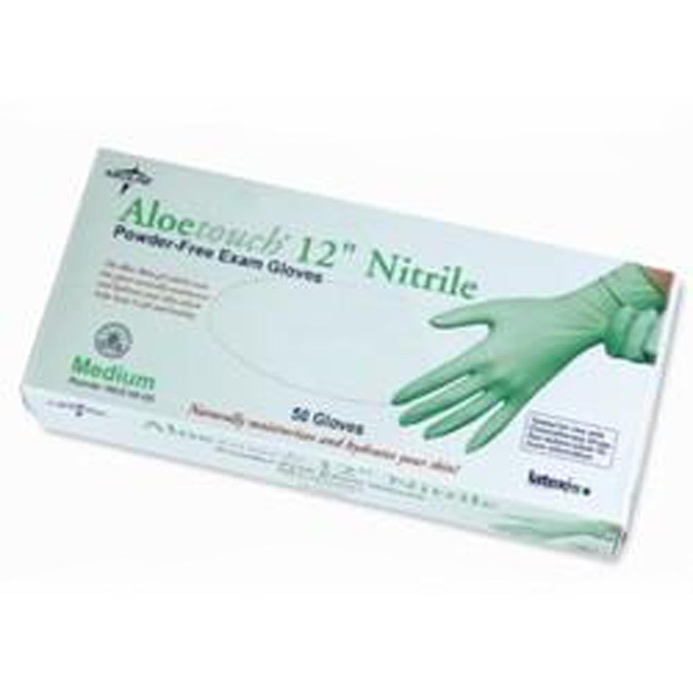 Medline - Aloetouch - 12" Nitrile Exam Powder Free Gloves - Box-eSafety Supplies, Inc