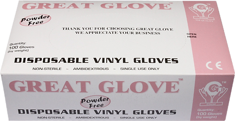 Great Glove - Powder-Free Vinyl Gloves-eSafety Supplies, Inc