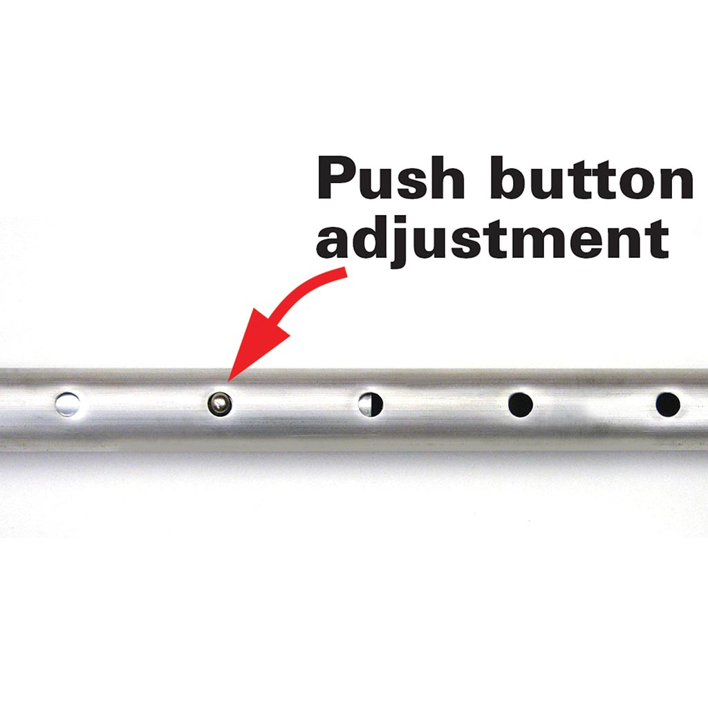 Tent Pole - Aluminum Pole - 8ft - Push Button-eSafety Supplies, Inc