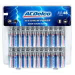 AC Delco - AA Maximum Power Alkaline Retail Battery - 48 Pack-eSafety Supplies, Inc