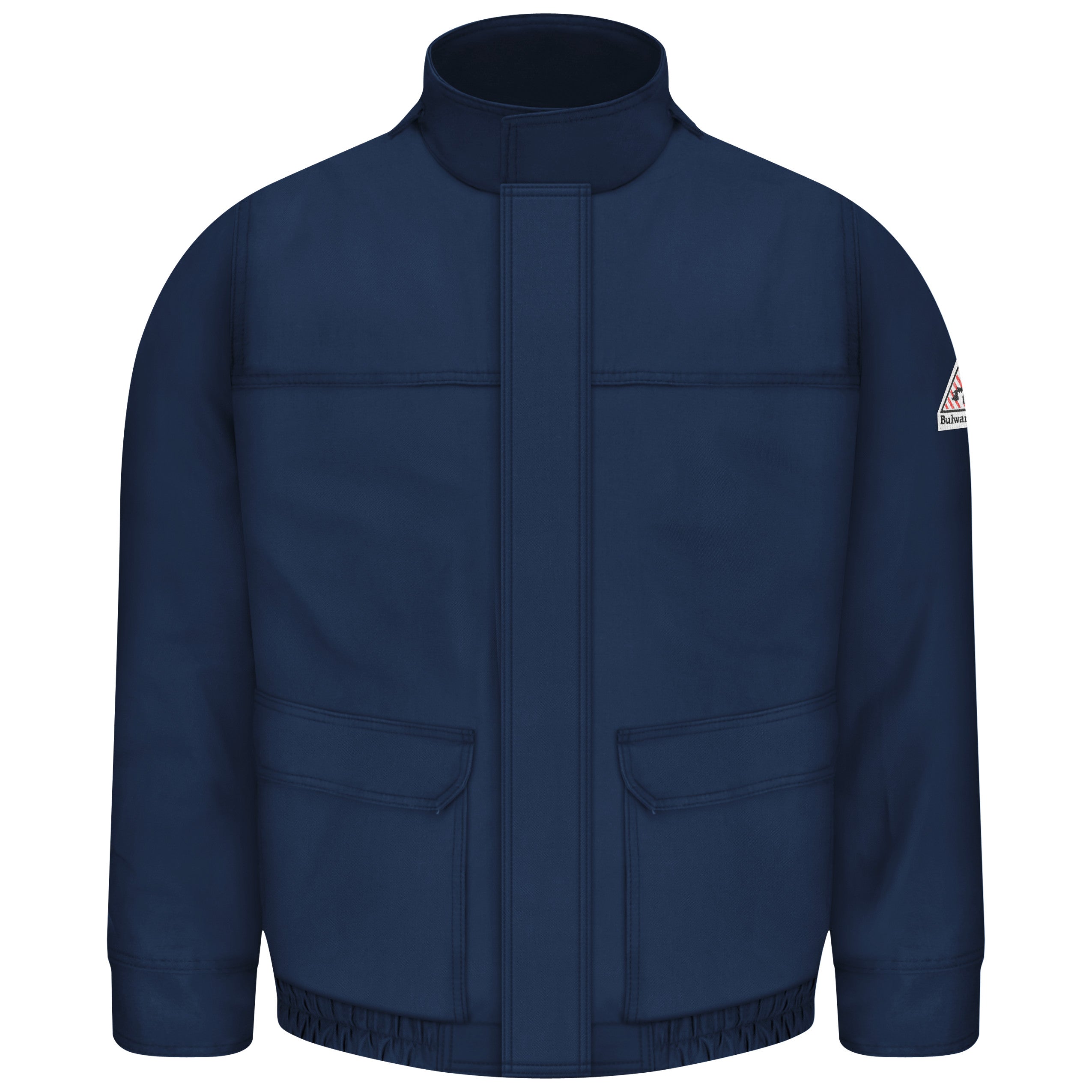 Men's Lightweight Excel FR® ComforTouch® Lined Bomber Jacket JLJ8 - Navy-eSafety Supplies, Inc