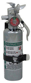 AmerexÂ® 1.25 Pound Halon 1211 2-B:C Fire Extinguisher For Class B And C Fires With Anodized Aluminum Valve, Vehicle Bracket And Nozzle-eSafety Supplies, Inc