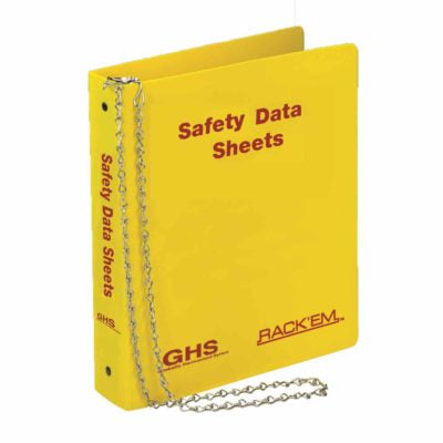 Rack'Em Racks- 3010_sm 3″ SDS Binder, 3 Language – English, Spanish & French Canadian-eSafety Supplies, Inc