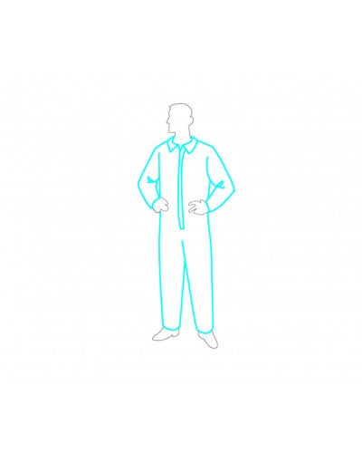 Liberty - Progard Coverall - Open Wrists & Ankles - Case of 25-eSafety Supplies, Inc