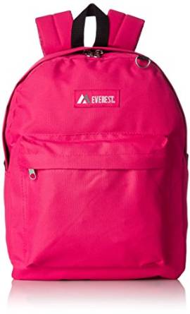 Everest Luggage Classic Backpack - Hot Pink-eSafety Supplies, Inc