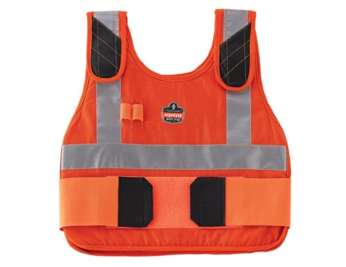 Ergodyne 12220 Chill-Its 6215 Phase Change Cooling Vest & Pack , S/M, Orange-eSafety Supplies, Inc