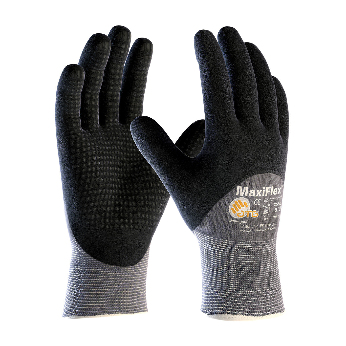 PIP 34-845 MaxiFlex Endurance Seamless Knit Nylon Gloves with Nitrile Coated Palm (12 Pairs)-eSafety Supplies, Inc
