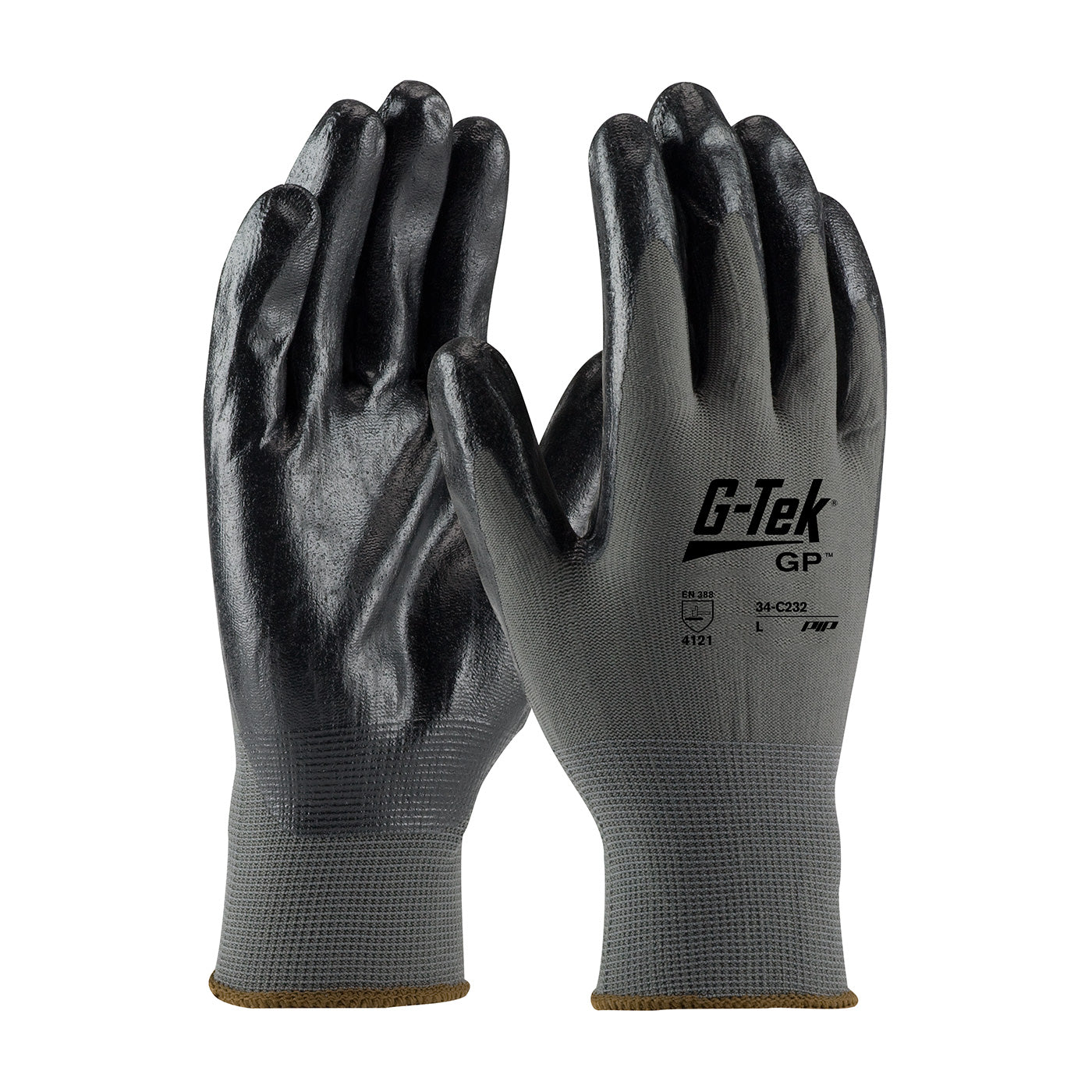 Economy Seamless Knit Nylon Glove with Nitrile Coated Foam Grip on Palm & Fingers-eSafety Supplies, Inc