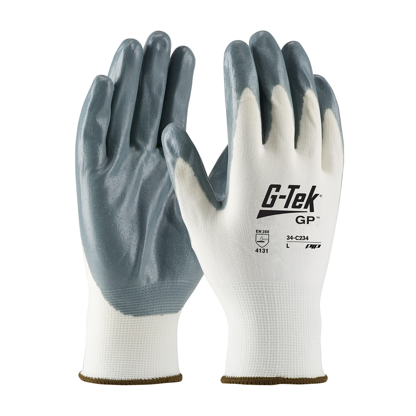 Economy Seamless Knit Nylon Glove with Nitrile Coated Foam Grip on Palm & Fingers-eSafety Supplies, Inc