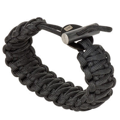 Smokey Fire Starter Paracord Bracelet - Black-eSafety Supplies, Inc