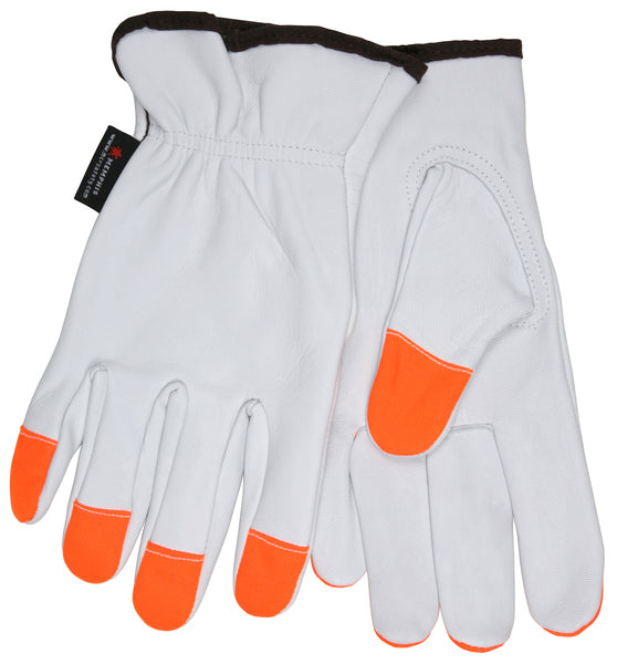 MCR Safety Goat Grain Drvr KeyThb HiViz Org FT only-eSafety Supplies, Inc