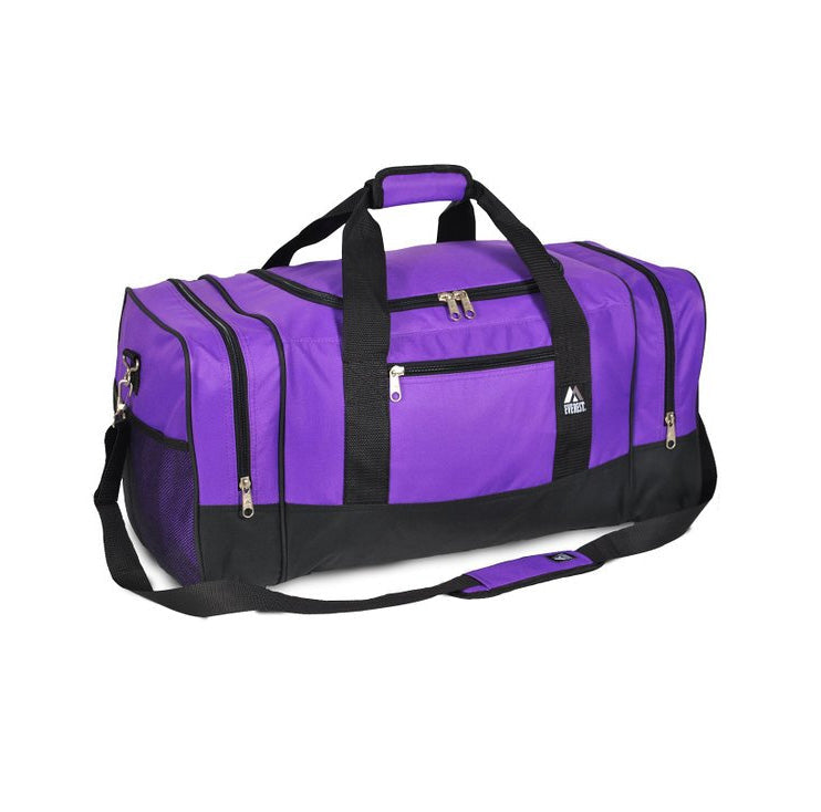 Everest Luggage Sporty Gear Bag - Large - Dark Purple-eSafety Supplies, Inc