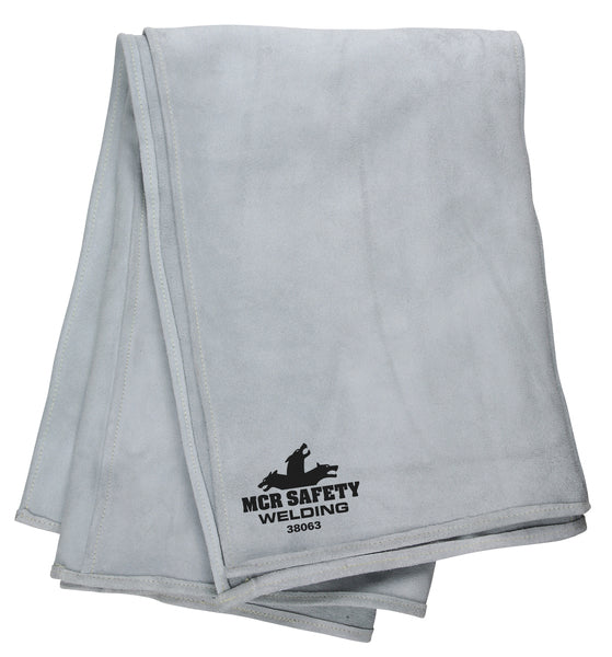 MCR Safety Gray Sel Split Lthr 6'x3' Welding Blankt-eSafety Supplies, Inc