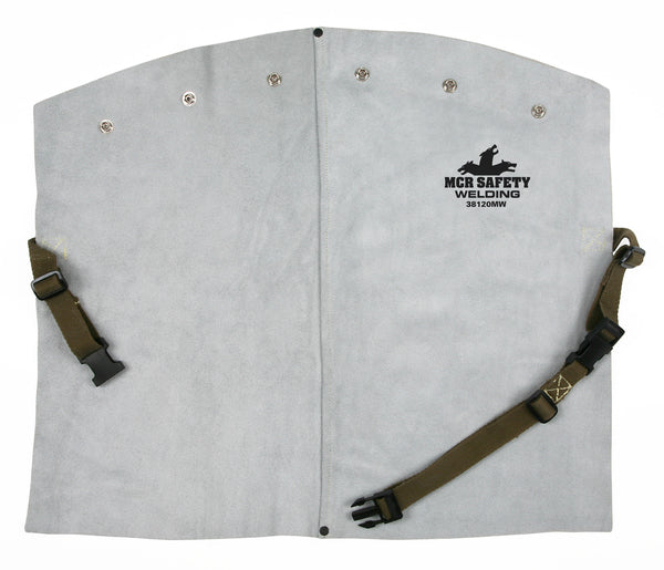 MCR Safety Mphs Welding Leather 20" Bib-eSafety Supplies, Inc