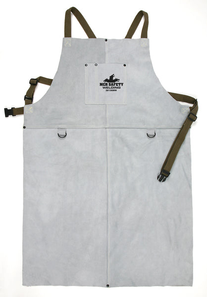 MCR Safety Mphs Welding Leather 24x36 Bib Apron-eSafety Supplies, Inc