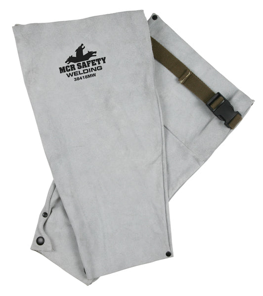 MCR Safety Mphs Wld Lthr 18" Welding Slv W/Snap-eSafety Supplies, Inc