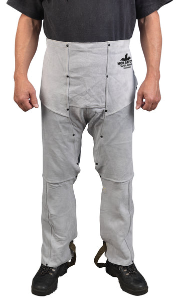 MCR Safety Mphs Welding Leather 38" Chaps-eSafety Supplies, Inc
