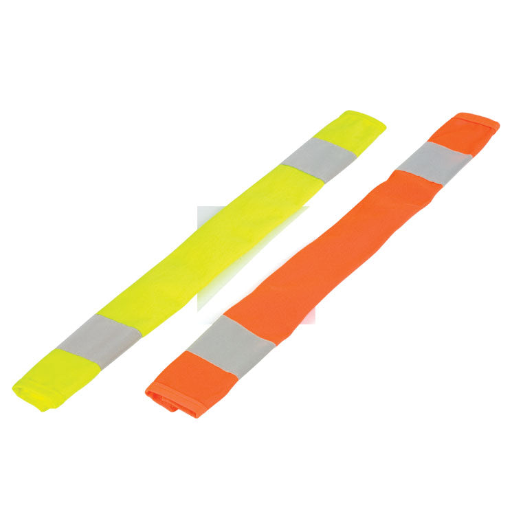 Dual Stripe Non-ansi Compliant Seat Belt Lime Covers-eSafety Supplies, Inc
