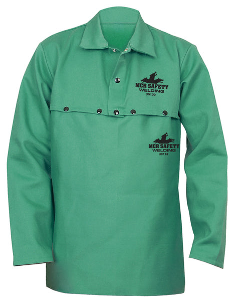 MCR Safety F/R Green Cotton Cape Sleeve-eSafety Supplies, Inc