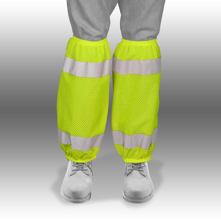 Class E Lime Mesh Gaiters-eSafety Supplies, Inc