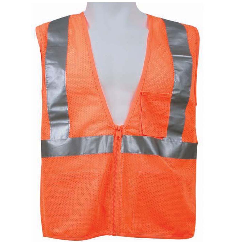 3A Safety - Mesh Safety Vest with Radio/Inner Pockets-eSafety Supplies, Inc