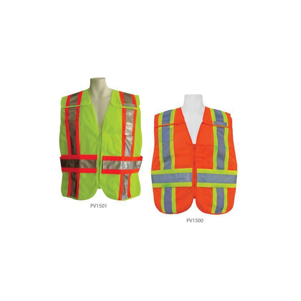3A Safety -Dual ANSI Certified Vest With Color Coded Panels-eSafety Supplies, Inc