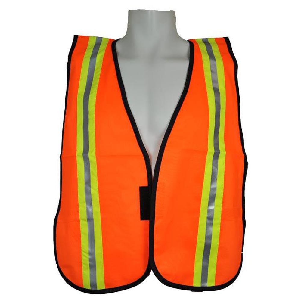 3A Safety All-Purpose Tight Mesh Safety Vest 2" Vertical Stripes