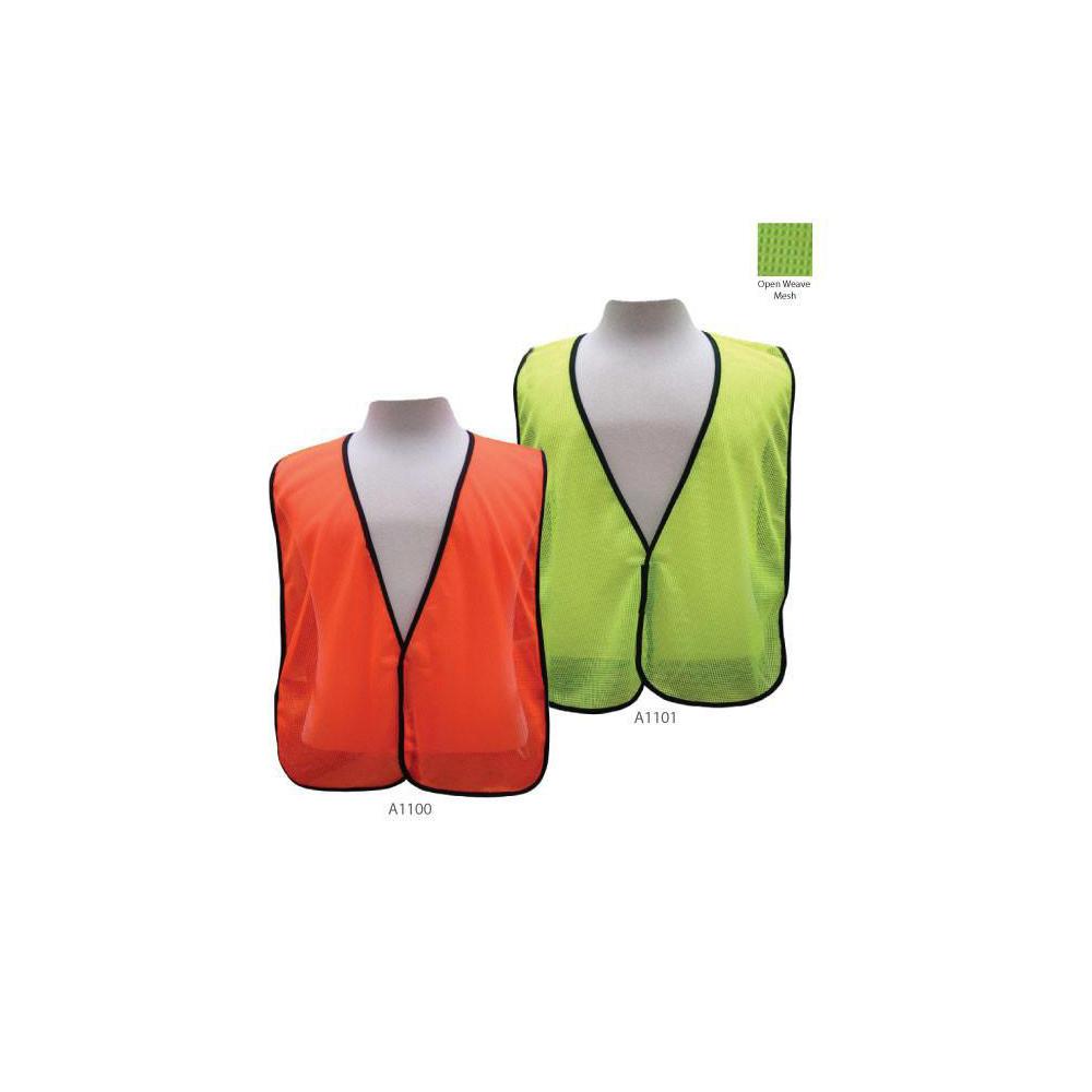 3A Safety All-Purpose Mesh Hi Vis Vest No Stripe-eSafety Supplies, Inc