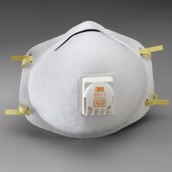 3M - 8511 Particulate Respirator Mask (10 Masks)-eSafety Supplies, Inc