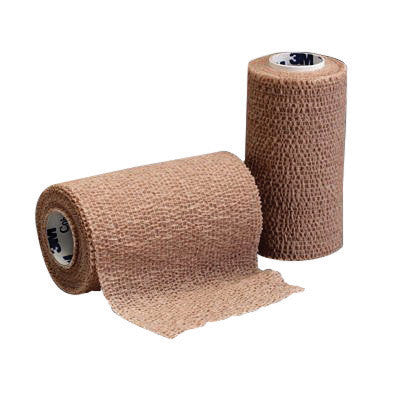 3M 2" X 5 Yard Roll Tan Coban Self-Adherent Elastic Wrap-eSafety Supplies, Inc