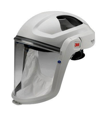 3M™ Gray Polycarbonate Respiratory Faceshield Assembly For 3M™ Versaflo™ M-100, V Series And TR-300 Full Face Respirator With Premium Visor And Flame Resistant Faceseal-eSafety Supplies, Inc