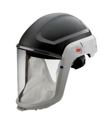 3M Polycarbonate Respiratory Hardhat Assembly For 3M Versaflo M-100, V Series And TR-300 Full Face Respirator With Premium Visor And Faceseal-eSafety Supplies, Inc