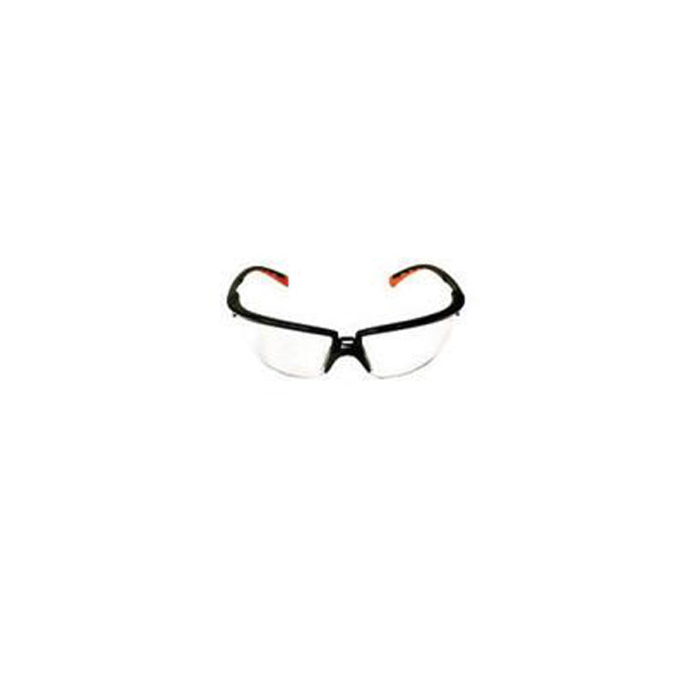 3M Privo Safety Glasses With Black And Orange Polycarbonate Frame And Clear Polycarbonate Anti-Fog Lens-eSafety Supplies, Inc