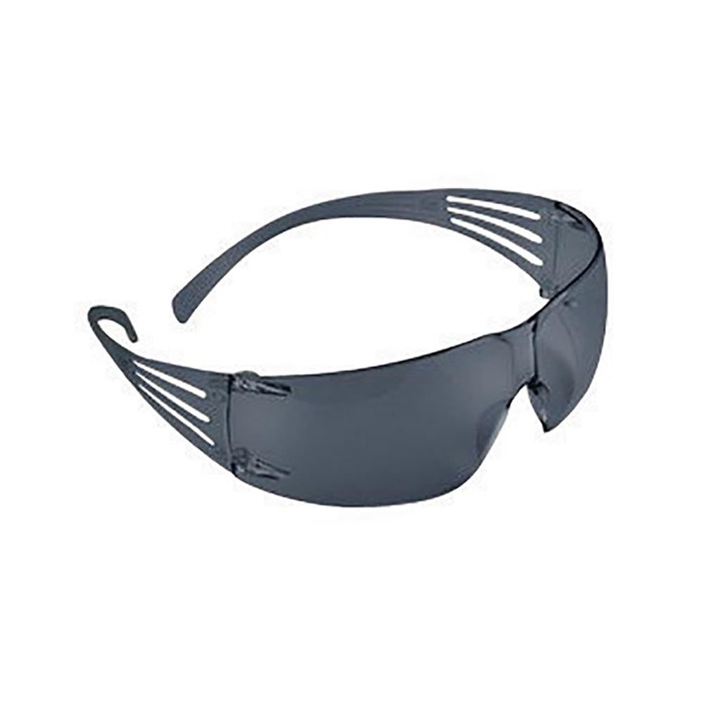 3M SecureFit  Self-Adjusting Safety Glasses With 3M Pressure Diffusion Gray Frame And Gray Polycarbonate Anti-Fog Lens