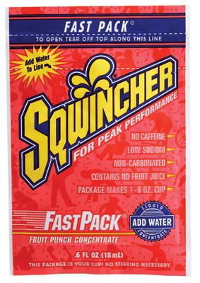 Sqwincher 9.53 Ounce Fruit Punch Flavor Powder Pack Powder Concentrate Package Electrolyte Drink (20 Electrolyte Drink Powder - Pack)-eSafety Supplies, Inc