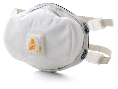 3M N100 8233 Disposable Particulate Respirator With Cool Flow Exhalation Valve (CASE)-eSafety Supplies, Inc