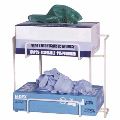 Rack'Em Racks- “No Spill” 2 Box Exam Glove Dispenser-eSafety Supplies, Inc