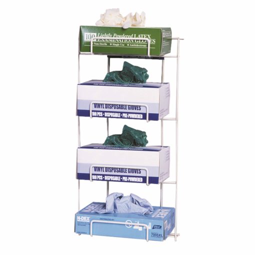 Rack'Em Racks- “No Spill” 4 Box Exam Glove Dispenser-eSafety Supplies, Inc