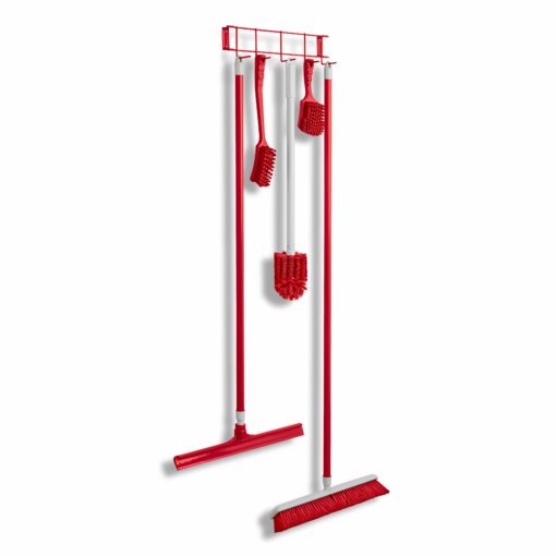 Rack'Em Racks-White PVC Coated 17″ 5-Hook Rack-eSafety Supplies, Inc
