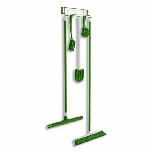 Rack'Em Racks-White PVC Coated 17″ 5-Hook Rack-eSafety Supplies, Inc