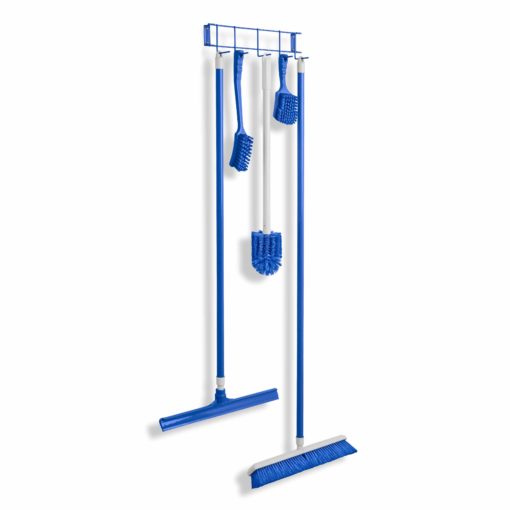 Rack'Em Racks-White PVC Coated 17″ 5-Hook Rack-eSafety Supplies, Inc