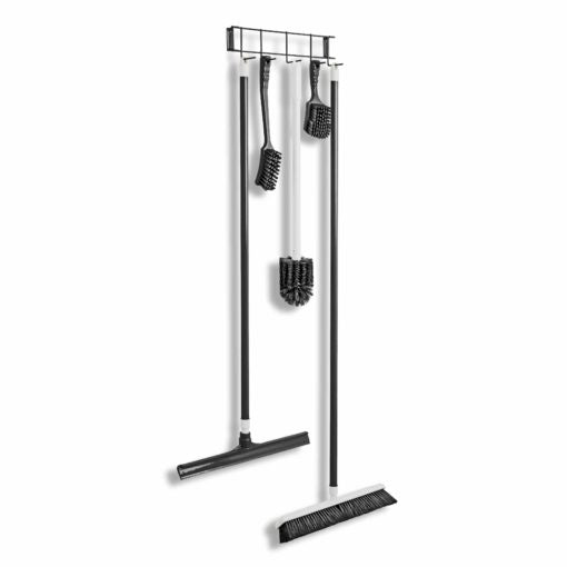 Rack'Em Racks-White PVC Coated 17″ 5-Hook Rack-eSafety Supplies, Inc