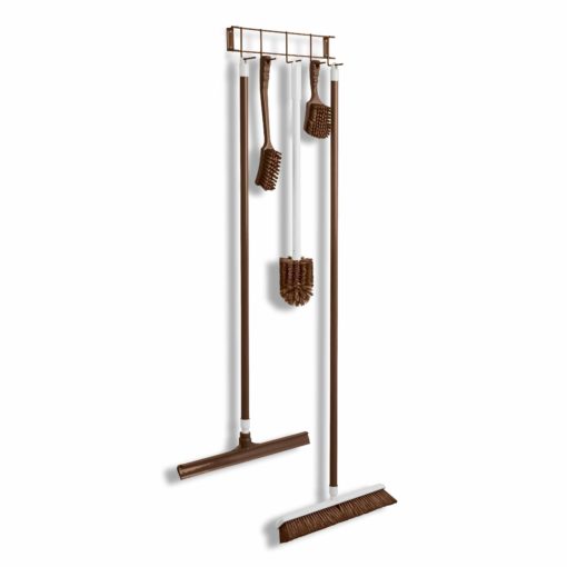 Rack'Em Racks-White PVC Coated 17″ 5-Hook Rack-eSafety Supplies, Inc