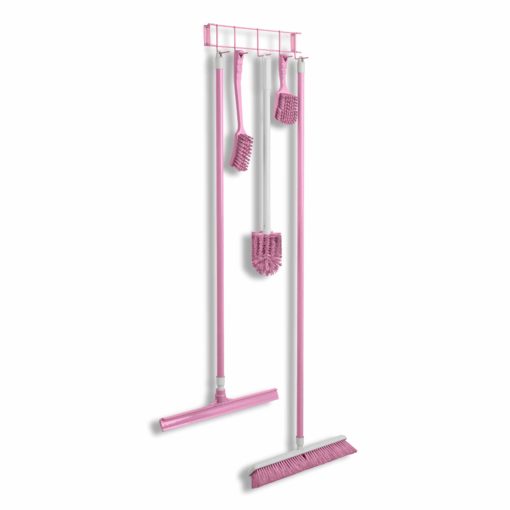 Rack'Em Racks-White PVC Coated 17″ 5-Hook Rack-eSafety Supplies, Inc