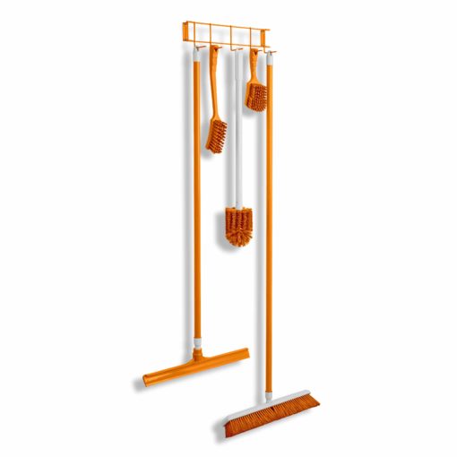 Rack'Em Racks-White PVC Coated 17″ 5-Hook Rack-eSafety Supplies, Inc