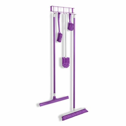 Rack'Em Racks-White PVC Coated 17″ 5-Hook Rack-eSafety Supplies, Inc