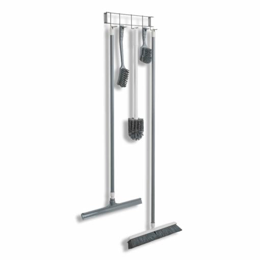 Rack'Em Racks-White PVC Coated 17″ 5-Hook Rack-eSafety Supplies, Inc